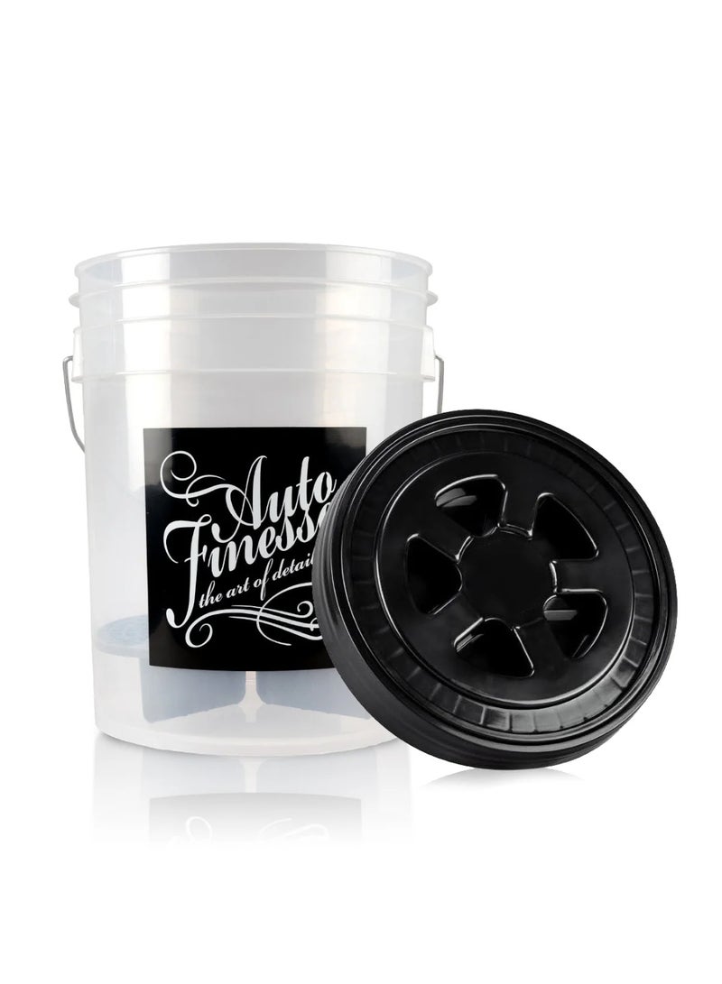 أوتو فينيس دلو غسيل سيارات أوتو فينيس - دلو غسيل متين من الجيل الجديد، سعة ٢٠ لترًا، بتصميم معزز | دلو غسيل سيارات احترافي، متوافق مع واقيات الحصى وملحقات التنظيف - Image 1