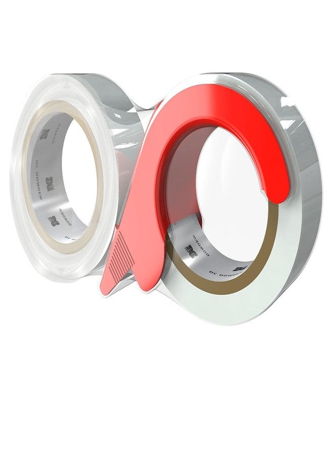 DowDew [110 Total Yards] Clear Packing Tape with Dispenser [2 Pack] Packaging Tape 1.88 Inch x 55 yd Refill Rolls for Shipping Mailing Moving - Image 2