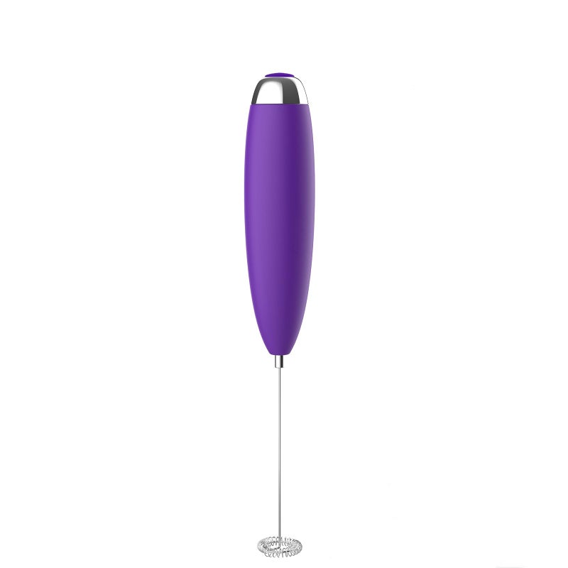 Frother Handheld for Coffee Milk Frother Upgraded Matcha Whisk Drink Mixer Electric Mini Whisk Hand Mini Foamer Coffee Mixer for Lattes Cappuccino Frappe Matcha Hot Chocolate Violet