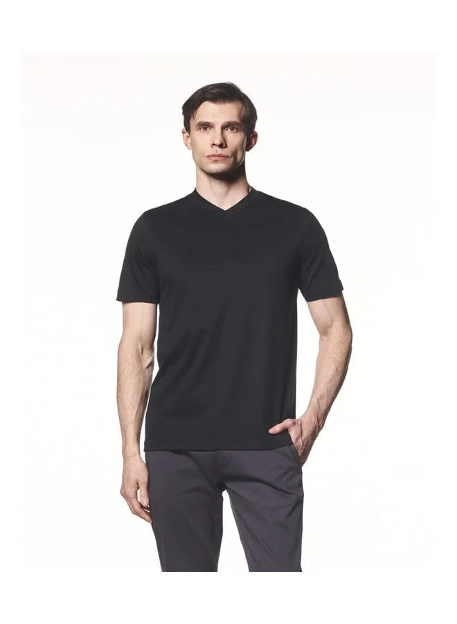 Liwali Modal Blend V-Neck T-Shirt.