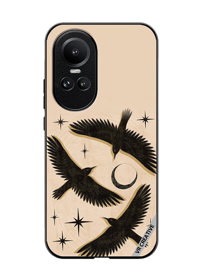 VR CREATIVE Protective Case Cover For Oppo Reno 10 Birds Design Multicolour - Image 1