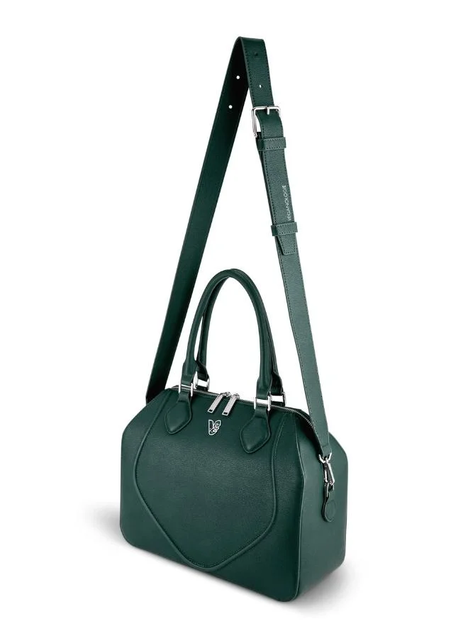 Veganologie Gemma Tote Bag in Green Made from 17 Recycled Bottles