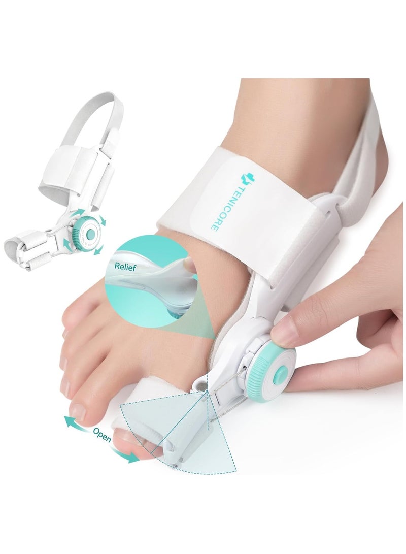 Techlove Bunion Corrector Adjustable Splint for Left and Right Foot Toe Correction Pain Relief Support for Daily Use and Home Care - Image 1