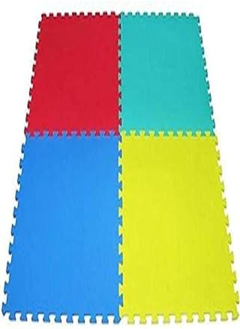 بلاط أرضيات مطاطي ملون للأطفال مقاس 80×80