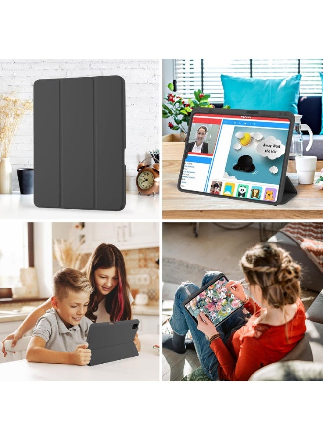 LEDIN Case Compatible with iPad Pro 11 (2024) Case/iPad Pro 11 Case Pro 11 Inch with Pencil Holder, Trifold Stand Protective Case Supports 2nd Gen iPencil Charging, Auto Sleep/Wake - Image 3