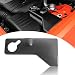 LONGKEES Coolant Tank Cover Trim For 20112021 Dodge Challenger Charger Chrysler 300300c1pc Matte Black - Image 2