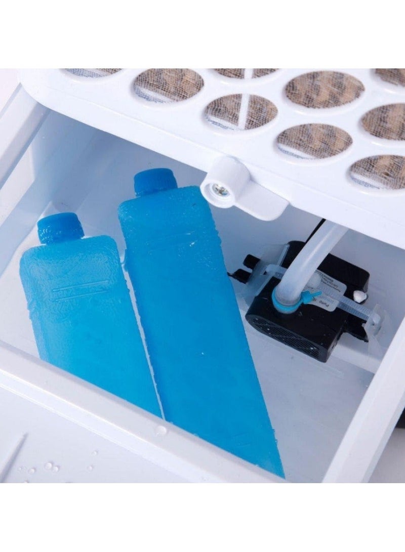 Denx Portable Air Conditioner with 3 Different Speeds for Cooling and Humidifying the Air ,80W 4L - Image 4