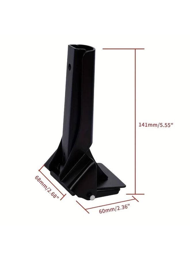 Black Caulking Gun with Scraper Adjustable Silicone Sealant Dispenser Tool for Precision Application - Image 3