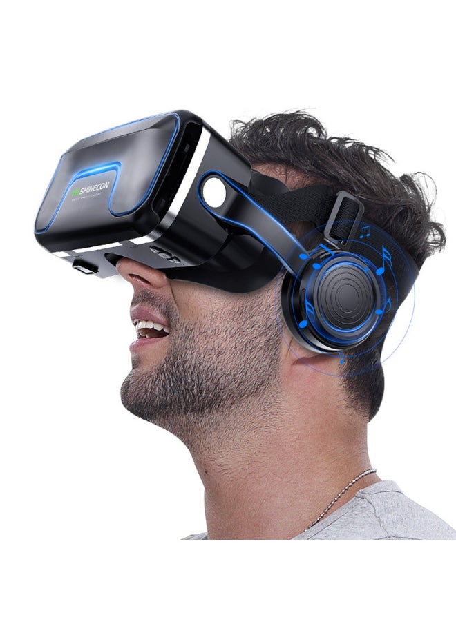 Generic - Upgraded Version VR Glasses Virtual Reality 3D Eyes Headset Shinecon G04EA Enhanced Model For Children Adults Fashion Business-Color:Generation 6 VR-Standard Edition - Image 1