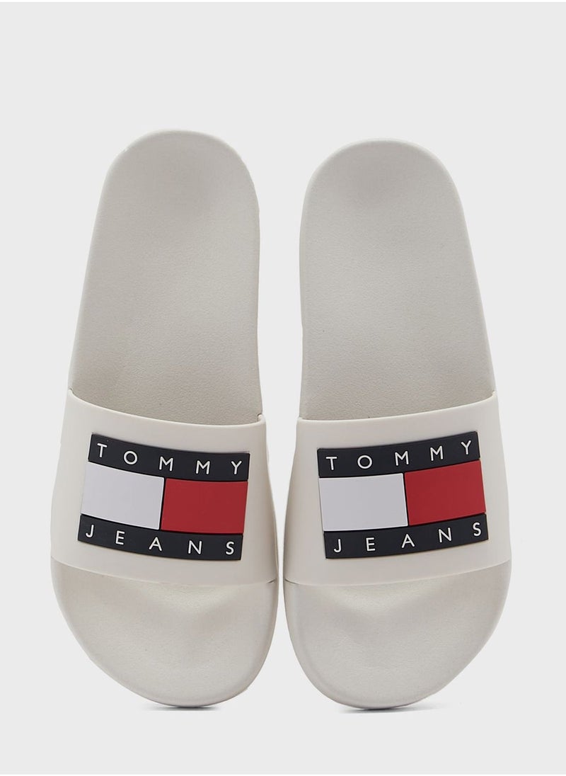 TOMMY JEANS - Flag Pool Slides - Image 1