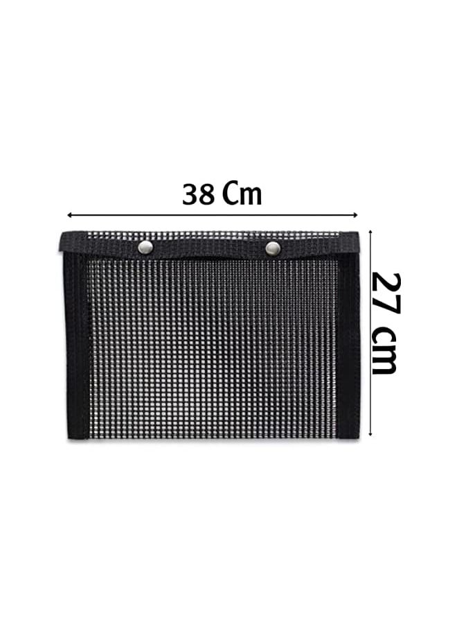 SHOWAY - Set Of 2 Bbq Mesh Grill Bags Barbecue Bag 40 * 27Cm Reusable Grilling Pouches For Charcoal, Gas, Electric Grills For All Event - Image 1