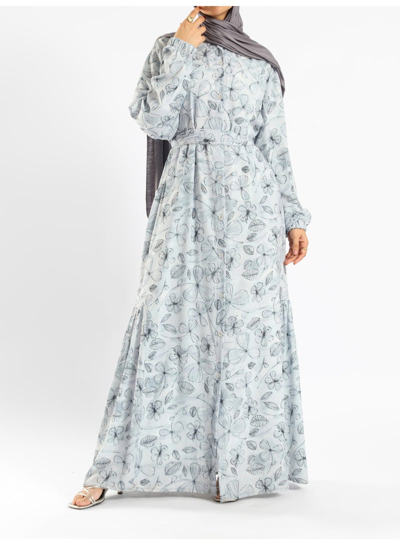 ايمالينا فاشون Prismatic Bloom Dress - Image 1