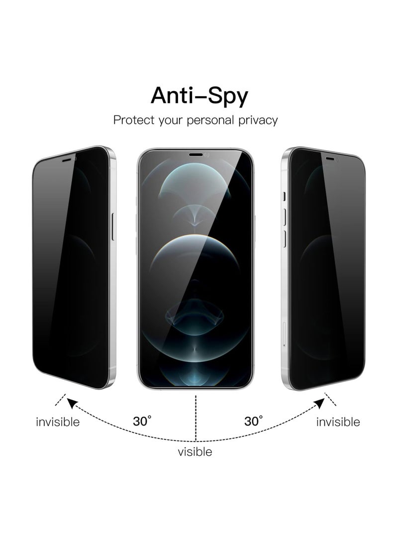 ARMOR Privacy Screen Protector for Apple iPhone 12 Pro Max 6.7-inch Black - Image 4