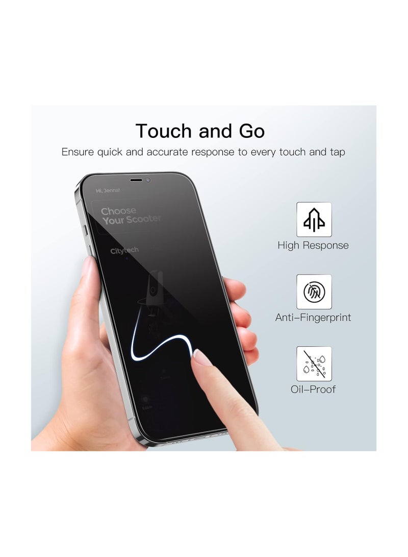 ARMOR Privacy Screen Protector for Apple iPhone 12 Pro Max 6.7-inch Black - Image 2