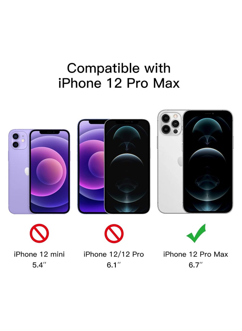 ARMOR Privacy Screen Protector for Apple iPhone 12 Pro Max 6.7-inch Black - Image 3