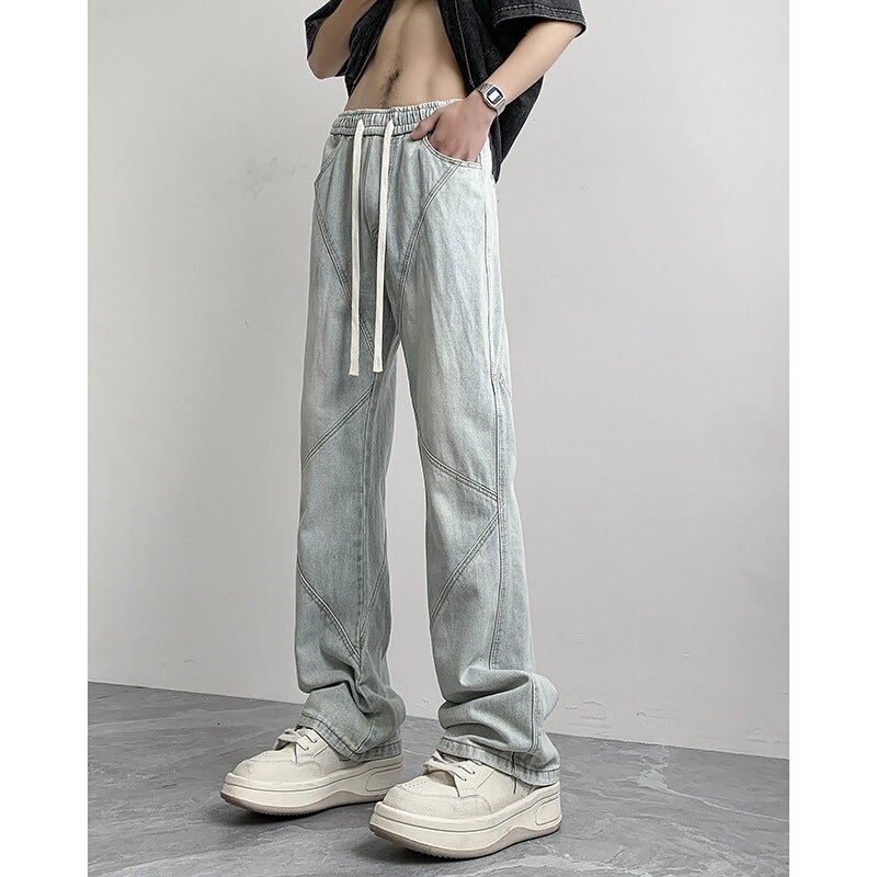 Unisex Casual Daily Denim Jeans - Image 1