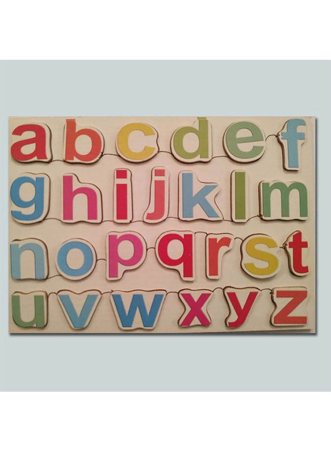 أحجية حروف الأبجدية الإنجليزية بتصميم صغير 17*24سم