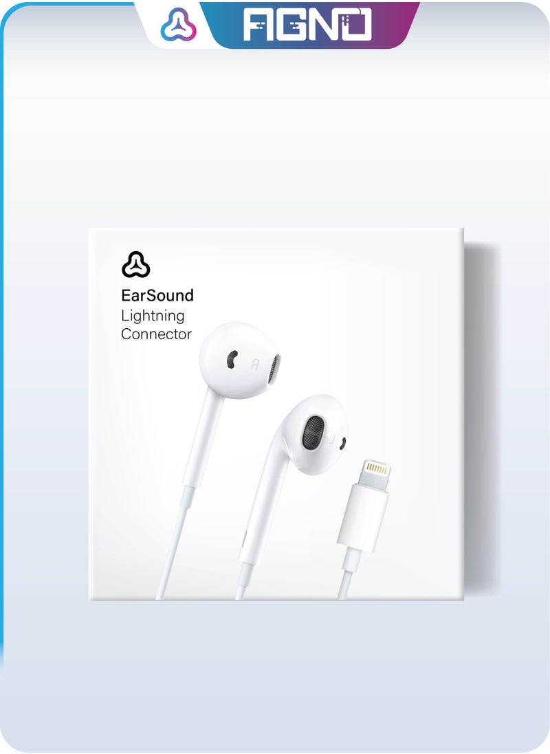 AGNO - Wired Earphones with Lightning Connector - Image 1