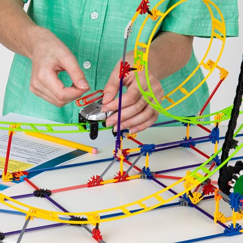 K'NEX مجموعة كينكس التعليمية - استكشافات STEM: مجموعة الأفعوانية ، 546 قطعة ، مجموعة بناء إبداعية ، للأعمار 8 وما فوق - Image 5