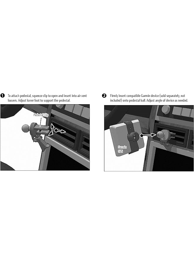 Arkon Removable Swivel Air Vent Gps Car Mount Holder For Garmin Nuvi 40 50 200 2013 24X5 25X5 Gps  - Image 5