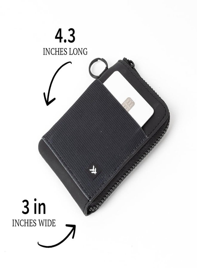 Thread Wallets RFID Blocking Leather Zip Wallet with Card Holder for Men and Women (Emmeline) - Image 5