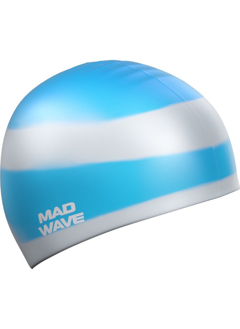 Mad Wave - Multi Silicone Adult Swimming Cap - Image 1