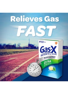 Gas-X Extra Strength Chewable Gas Relief Tablets with Simethicone 125 mg, Peppermint Creme - 18 Count  - Image 4