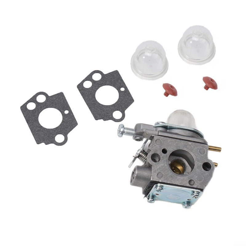 طقم كاربوريتر مع مضخات يدوية وحشوات يناسب جهاز Homelite Trimmer HBL26BP HBC26SJS كبديل - Image 2
