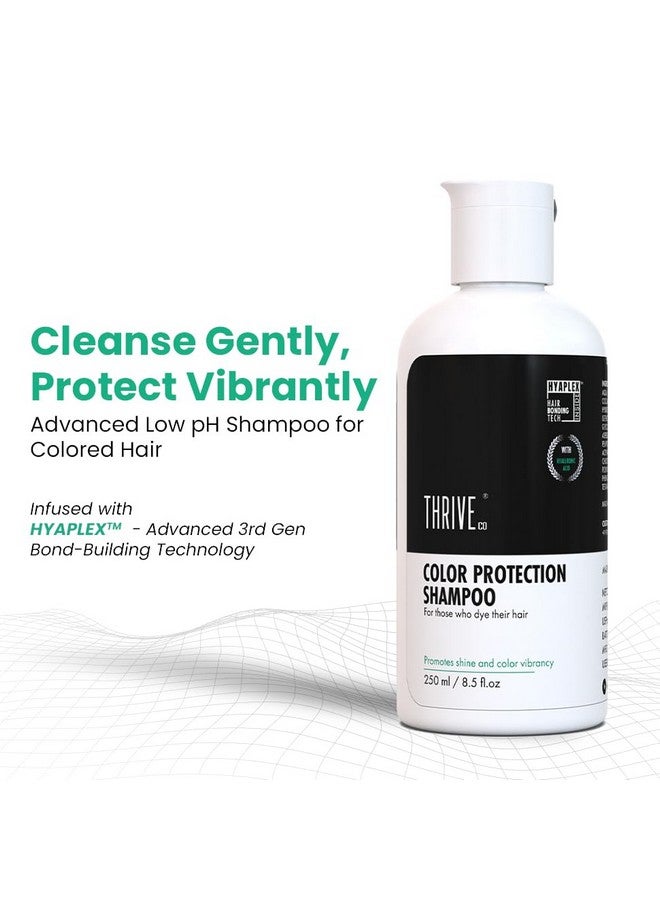 Thriveco Color Protection Shampoo | For Dye & Color Treated Hair | Bond Building Tech HYAPLEXâ¢ & Hyaluronic Acid | Promotes Shine & Color Vibrancy | For Men & Women | 250ml (Pack of 1 (shampoo)) - Image 2
