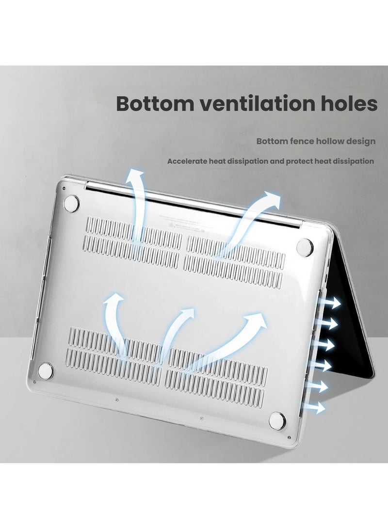 general Compatible with Huawei MateBook 14 (2024) Woven Texture Leather Case Laptop Cover Business-Grade Shockproof Shell Precision Cutout Protective Case - Image 3