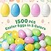 Duchong 1500 Count Plastic Easter Eggs Bulk 24 Empty Pastel Suprise Easter Eggs Fillable Eggs with Hinge for Easter Hunt Basket Stuffers Fillers Easter Party Favor Decorations - Image 4