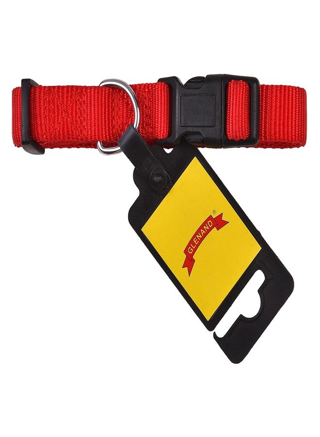 Glenand Dca102 Nylon Mesh Collar for Your Pets, Red, Small - Image 2