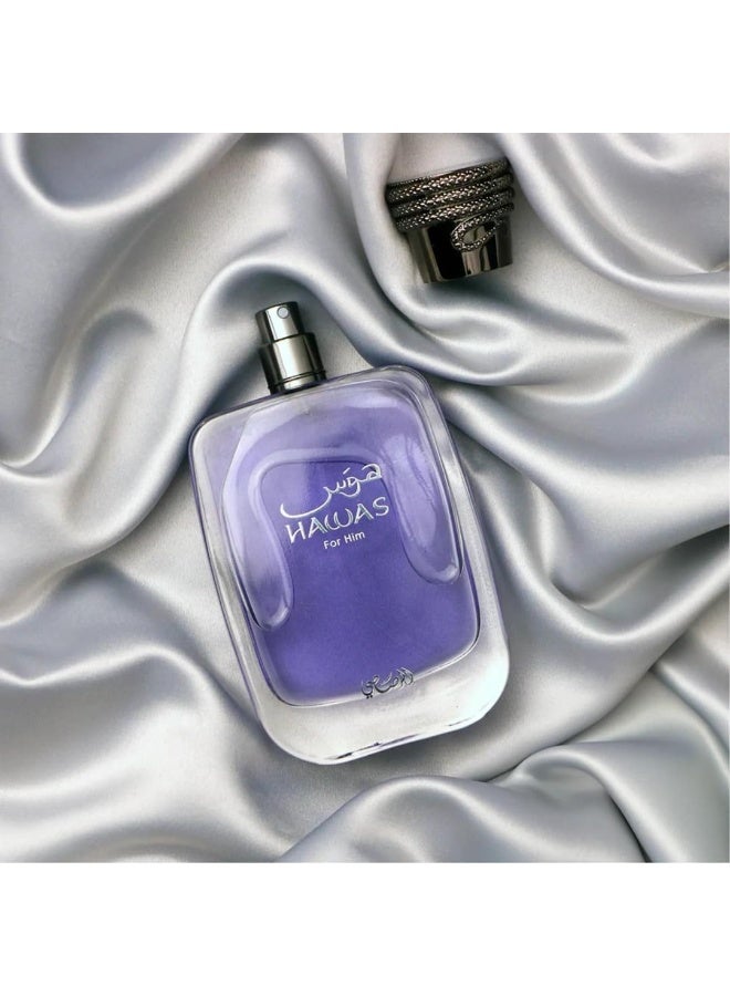 for HER Hawas Perfume 100ml (Set of 3 bottles) - Image 2