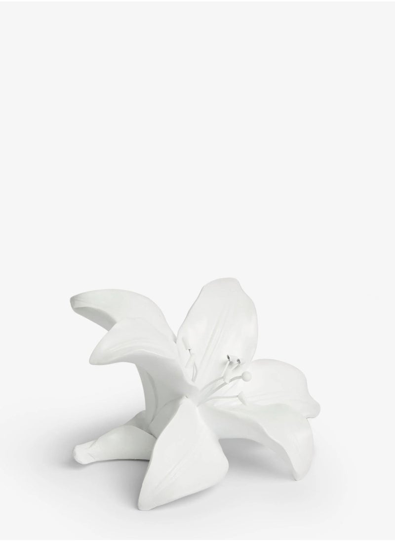 Next Lily Flower Ornament - Nature's Elegance as Home Décor Tabletop Centerpiece  - Image 2