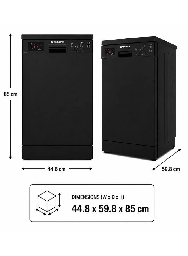 ارجوستا غسالة أطباق أرجوستا موديل AR-DW-10001-S بسعة 10 أفراد – كفاءة طاقة A++ مع 6 برامج غسيل وشاشة LED رقمية - Image 5