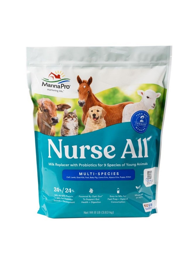 مانا برو بديل حليب مانا برو نيرس متعدد الأنواع® - مدعم بتقنية Opti-Gut™ لدعم صحة الأمعاء والهضم - بروتين حليب كامل الدسم - تركيبة سهلة الخلط - 8 أرطال - Image 1