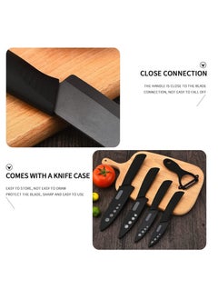 Kitchen Ceramic Knife Set Professional Knife With Sheaths Super Sharp Rust Proof Stain Resistant include15cm Chef Knife 12.7cm Utility Knife 10cm Fruit Knife 7.7cm Paring Knife One Peeler - pzsku/Z72B06694967DCFB9DF8FZ/45/_/1686388361/4c26cb33-2646-492e-b070-48c3483e6307