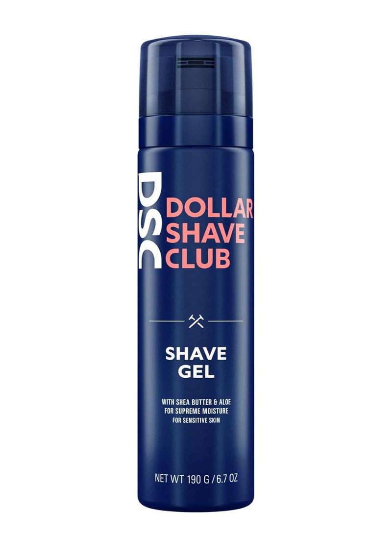 DOLLAR SHAVE CLUB Dollar Shave Club | Shave Gel 6.7 ounce (2 Pack) | Moisturizing Shaving Gel for Sensitive Skin  - Image 2