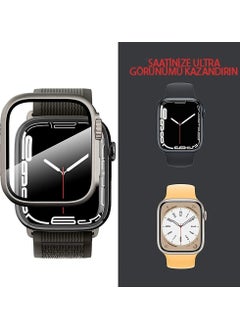 Dexmon Apple Watch 45 mm Case and Screen Protector Watch Ultra-Looking Hard PC Fit Mold  - Image 2