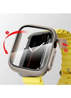 Dexmon Apple Watch 45 mm Case and Screen Protector Watch Ultra-Looking Hard PC Fit Mold  - Image 3