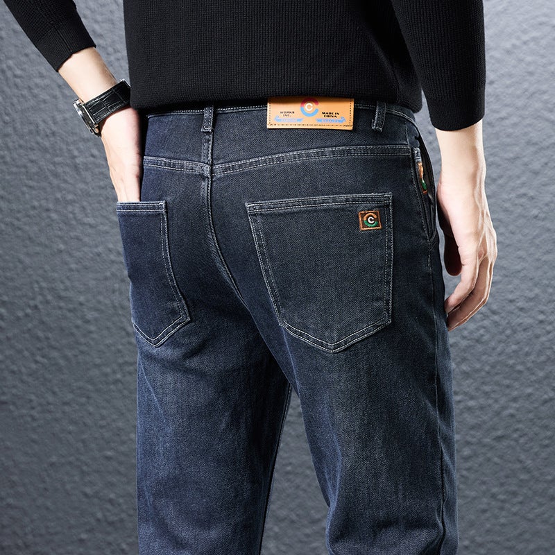 Unisex Classic Denim Jeans Loose Fit Daily Outdoor Wear - Image 2