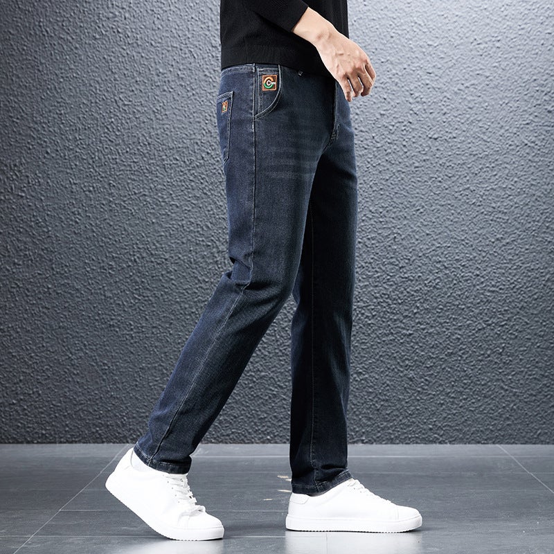 Unisex Classic Denim Jeans Loose Fit Daily Outdoor Wear - Image 4