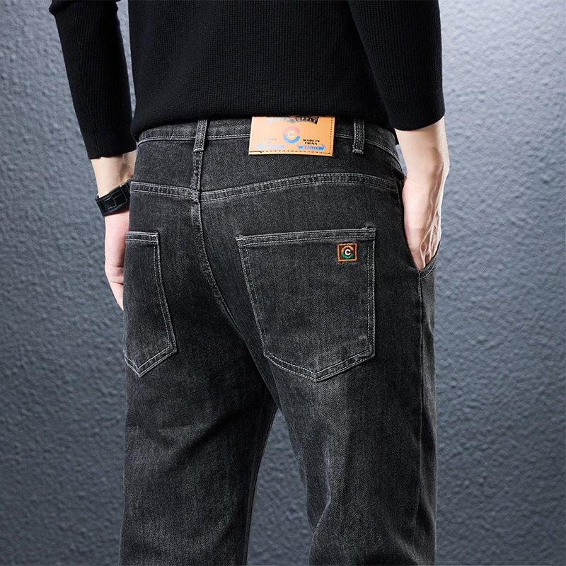 Unisex Classic Denim Jeans Loose Fit Daily Outdoor Wear - Image 3