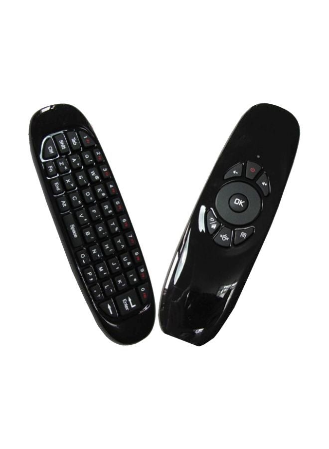HuHa 2-Piece Keyboard And C120 Air Mouse Remote Control Set Black  - Image 1