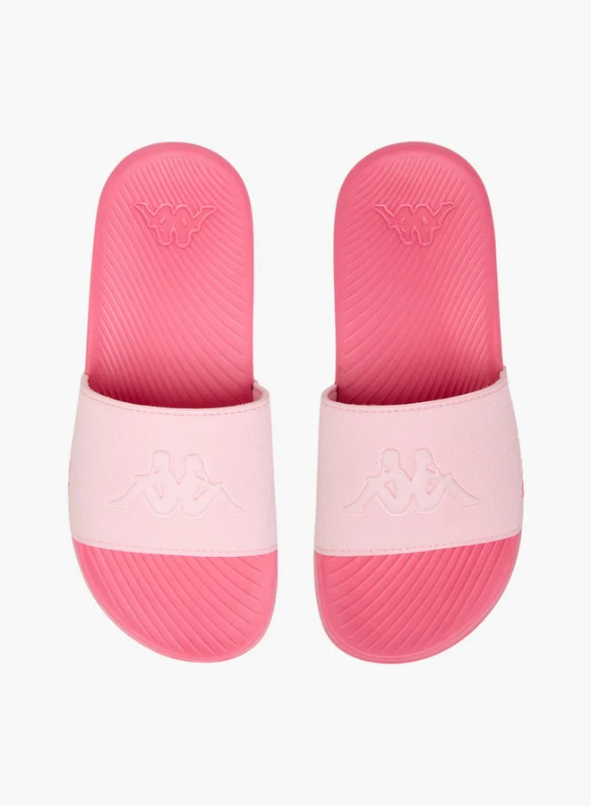 كابا Girls' Logo Detail Slides
