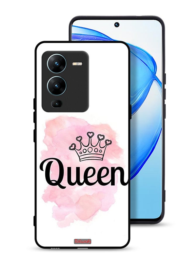 Tolwak Vivo V25 Pro 5G Protective Case Cover Queen Art - Image 1