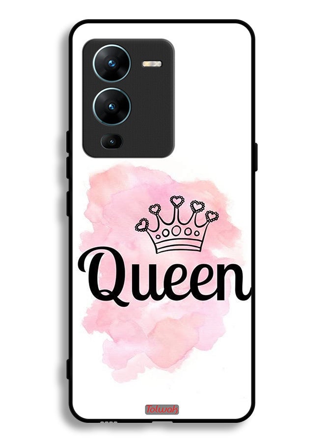Tolwak Vivo V25 Pro 5G Protective Case Cover Queen Art - Image 2