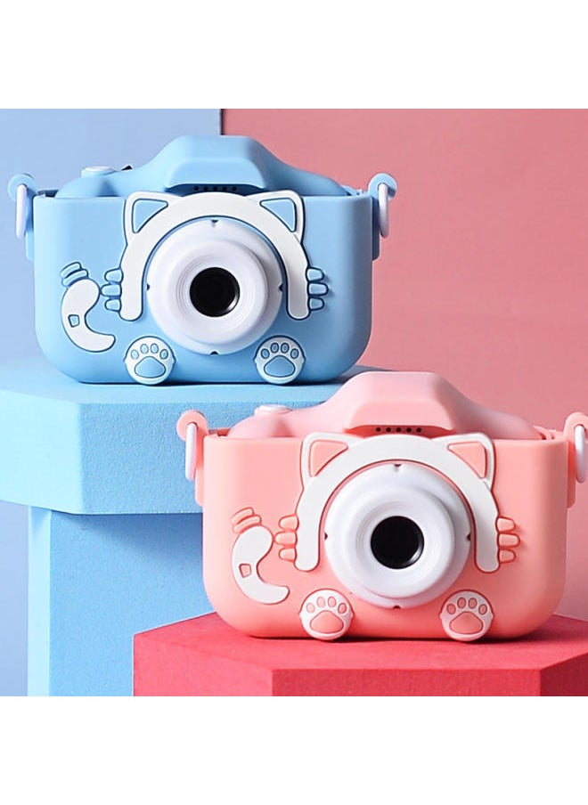 Children's Camera Toy Baby Cartoon Can Take Pictures Digital Camera Video Student Birthday Gift Cross Border-color:General List Record (pink Cat Set) + 32g Memory Card  - Image 3