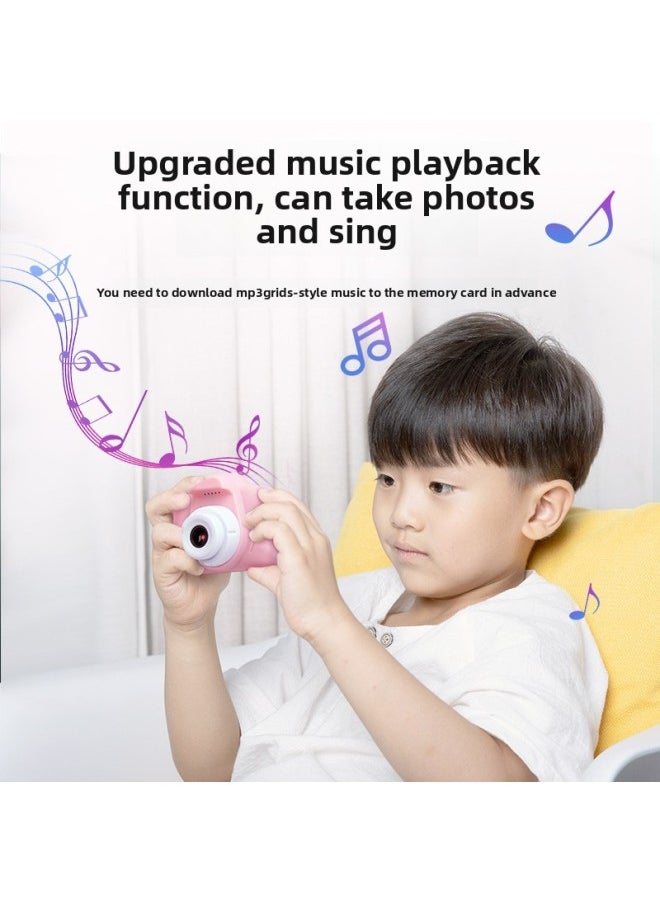 Children's Camera Toy Baby Cartoon Can Take Pictures Digital Camera Video Student Birthday Gift Cross Border-color:General List Record (pink Cat Set) + 32g Memory Card  - Image 5