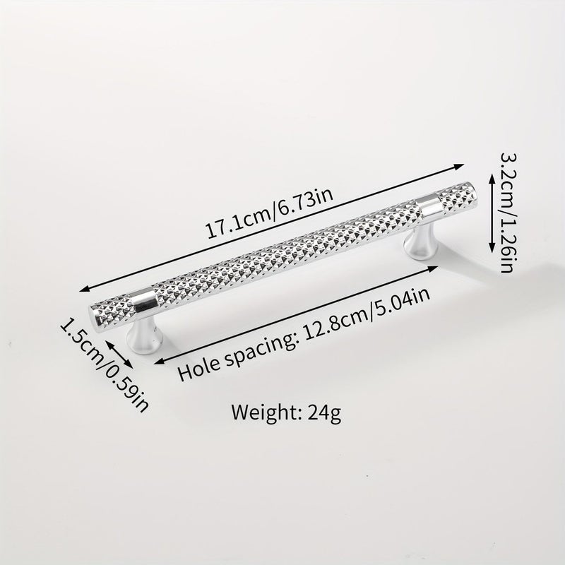 1 قطعة LS-SL5114-YS-128-1 مقبض بلاستيكي حديث بسيط للأبواب الخزانة والأدراج وخزائن الأحذية، طراز بمقبض بلاستيكي للأثاث. - Image 3